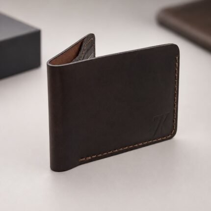 Genuine Leather Bifold Wallet for Men