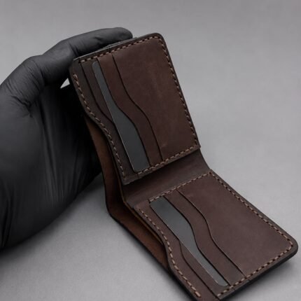 Genuine Leather Bifold Wallet for Men