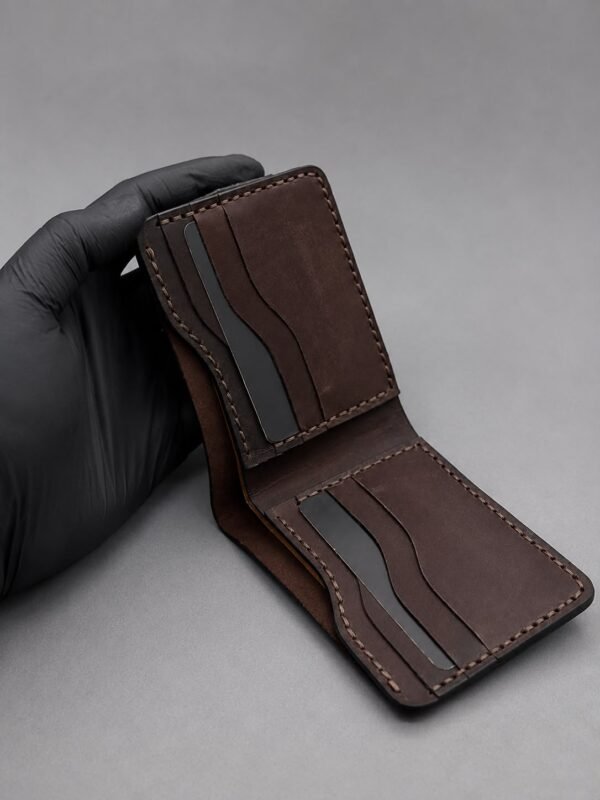 Genuine Leather Bifold Wallet for Men
