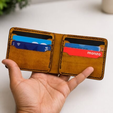 Aurora Leather Bifold Wallet for Men
