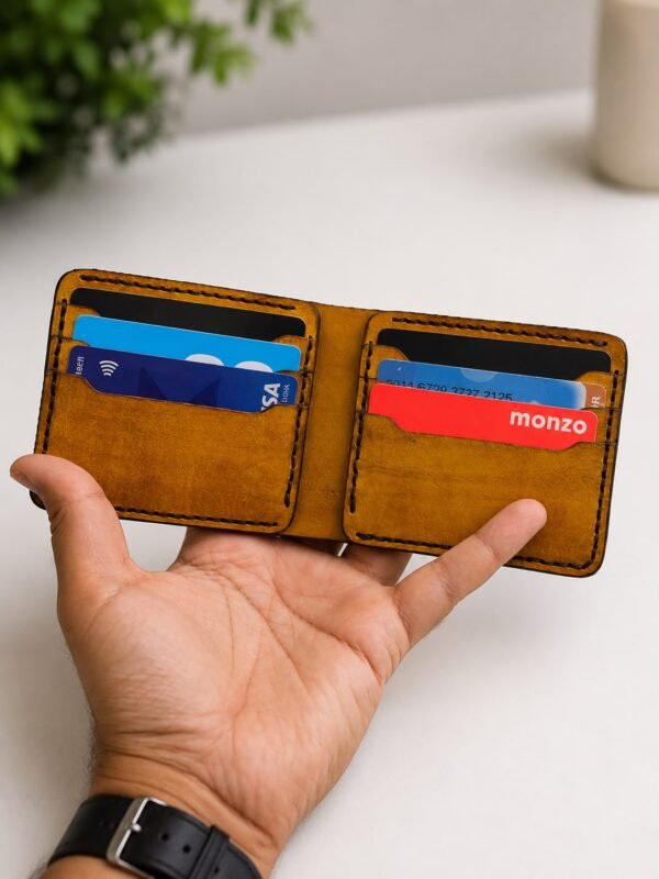 Aurora Leather Bifold Wallet for Men