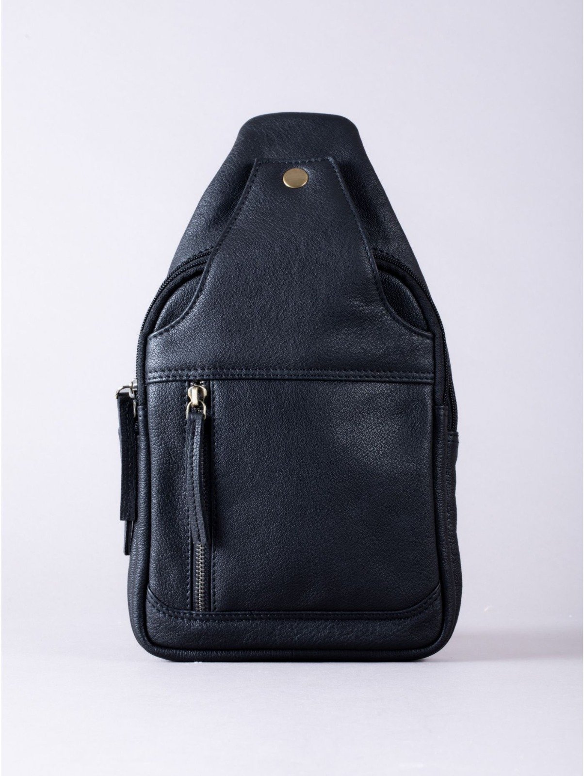 Black Leather Sling Bag for Men Black Leather Sling Bag for Men