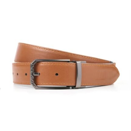 Leather Brown Belt Mens | Genuine Leather Dress Belt