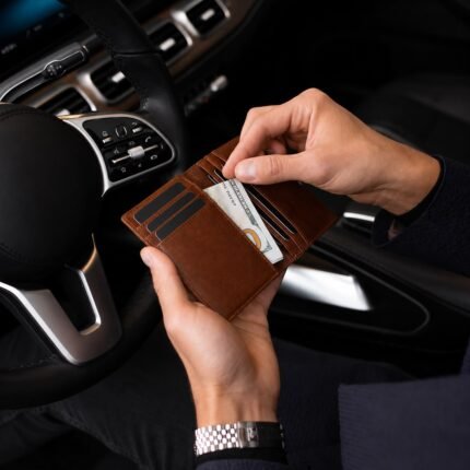 Ryder Leather Brown Wallet for Men